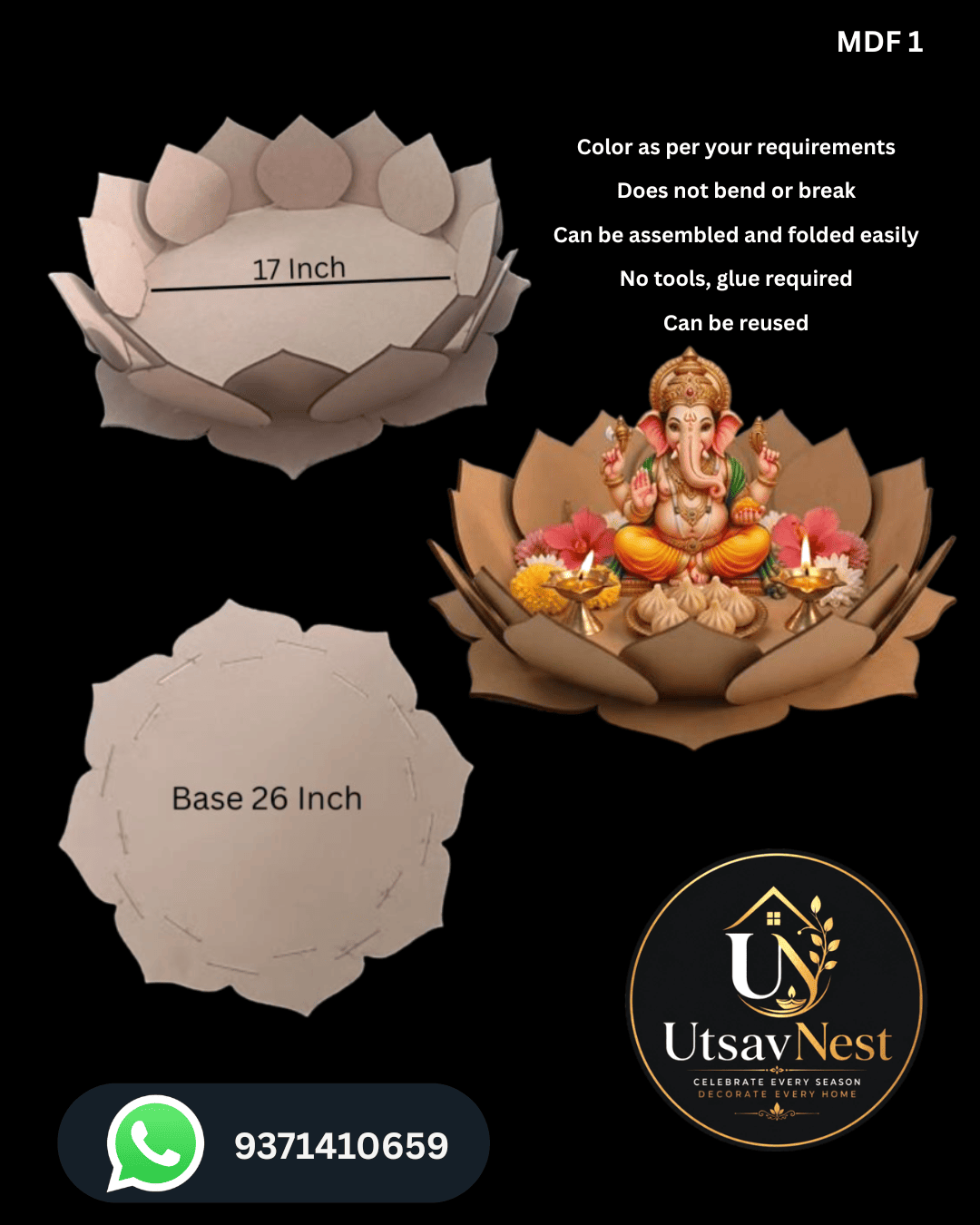 DIY MDF Lotus
