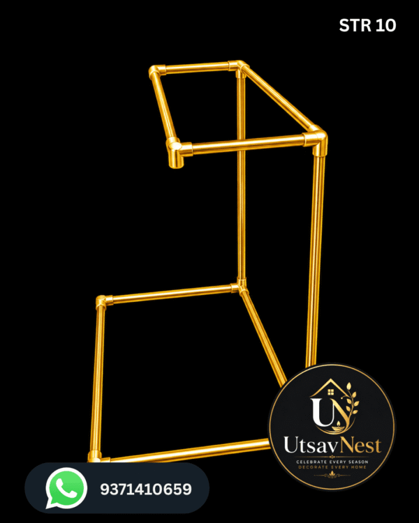 Premium elevated display ganapati decoration stand