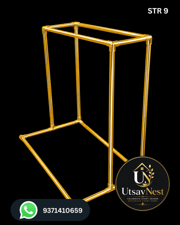 Premium rectangular frame ganapati decoration stand